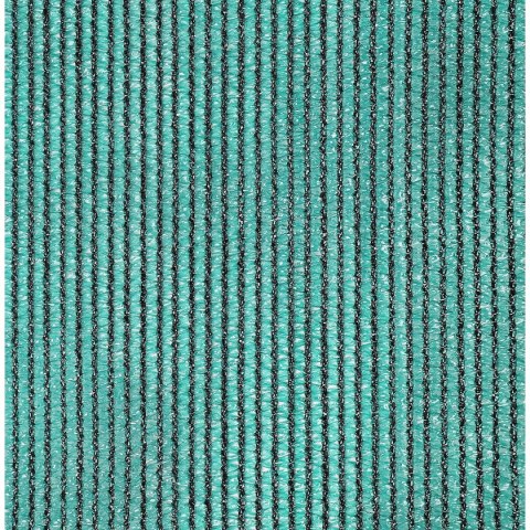 SIATKA CIENIUJĄCA MASKUJĄCA OSŁONA NA OGRODZENIE 140G/M2 1.5X50M CIEMNO ZIELONA