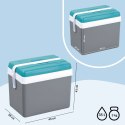 Lodówka EDA 35L Szara z Turkusową Pokrywą Kamai